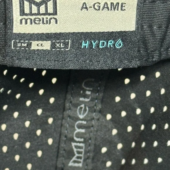 COPY - MELIN Hat Hydro A Game Ocean Heather Blue Mens SnapBack NWT - Picture 4 of 8